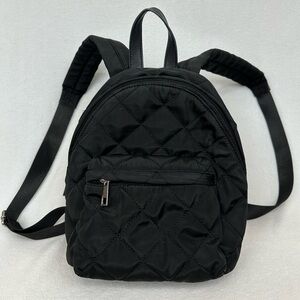Forever 21 Quilted Black Mini Backpack
